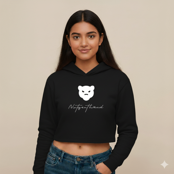 Women’s Fashionable Cropped Hoodie – Perfect for All Seasons