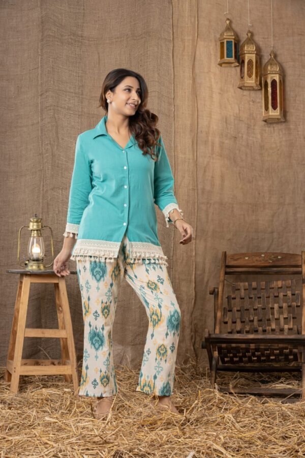 Trendy Women’s Co-Ord Set – Premium Fabric Two-Piece Dress